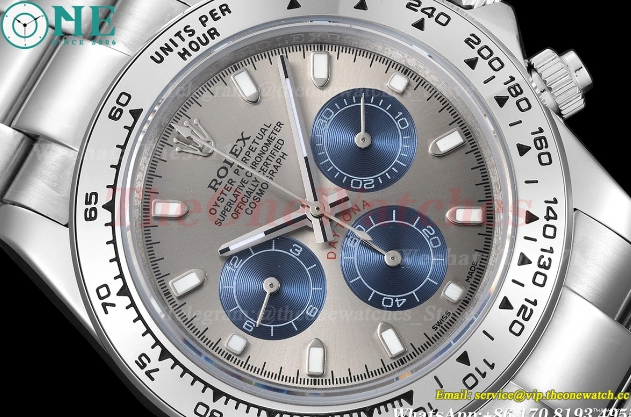 GDF SS SS A3836 Blue Grey Daytona 40mm 0425
